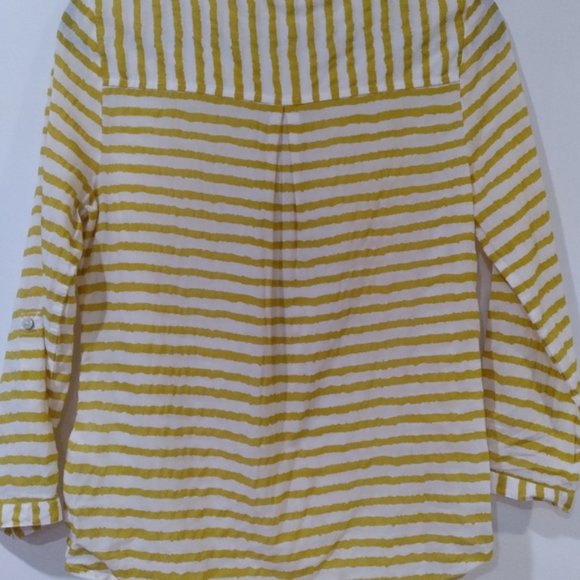 Nwt Olive Hill Womens Multi Floral Tie Up Tunic Blouse Size Medium - Picture 5 of 7